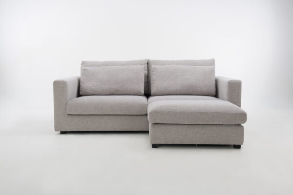 Amore bank_stof Cupra 60_poten zwart_2,5-zits, 236cm-met hocker