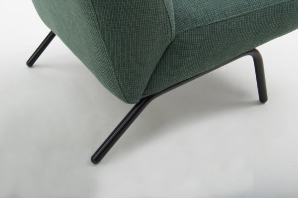 Stella fauteuil_stof Cord 603_poten zwart_72x66x77cm-5