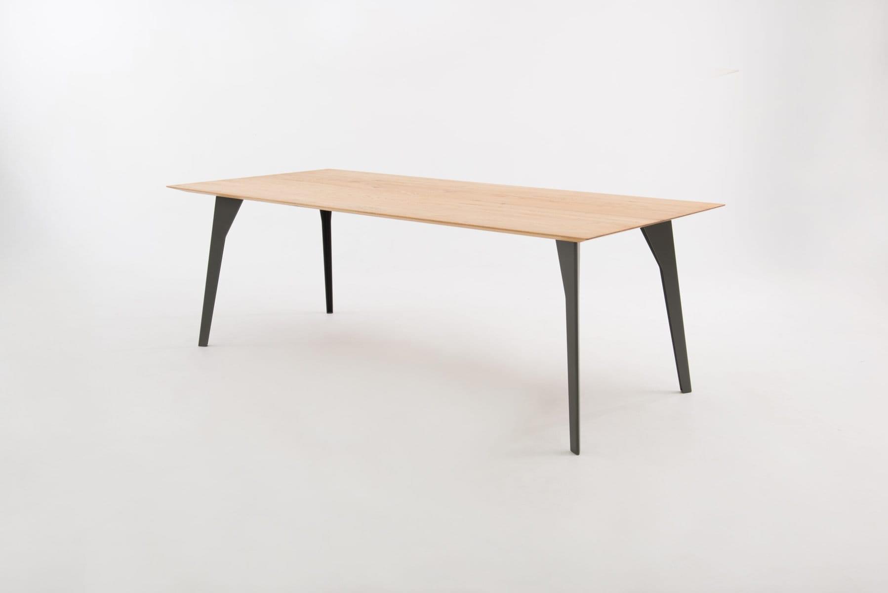 Vesper_eiken rustiek olie_onderstel TM100 antraciet_220x100x75cm